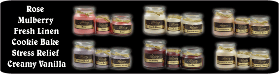 Best Sellers - Rose, Mulberry, Fresh Linen, Cookie Bake, Stress Relief and Creamy Vanilla,