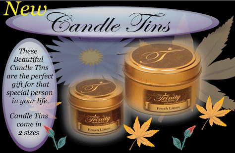 New Gold Candle Tin